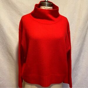 Banana Republic M/L pure cashmere red sweater.